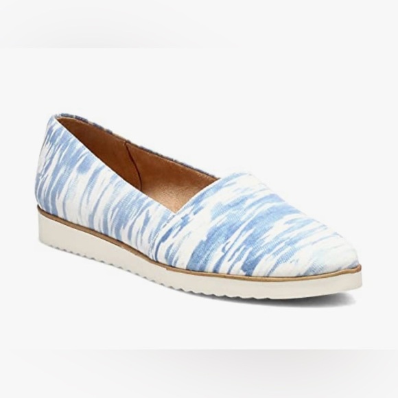 Life Stride Shoes - Life Stride Size 9 Blue Watercolor Women's Slip-On Shoes NEW